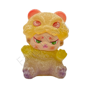 Doudou Bestie Auspicieuse Orange Sable Sucré Figurines de Collection Animaux Boîte Mystère Jouets Capsule pour Cadeau - Product Image 3