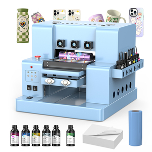 XP600 UV Printer with Auto White Ink Mixing 1440dpi Flatbed Print on Bottles, Phone Cases, Acrylic & More FREE Bottle Holder - Product Image 1