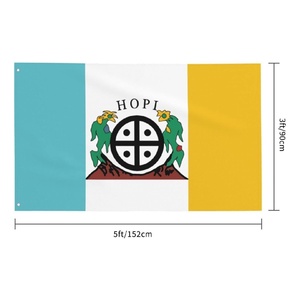Bandera Personalizada de la Nación Hopi, 3x5 Pies, Grande, 100D, Moderada, para Exteriores e Interiores, Bandera Hopi de Arizona, Decoración del Hogar, Patio, Venta al por Mayor Económica - Product Image 3