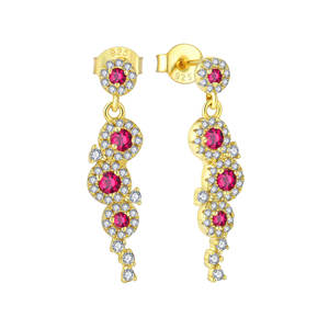 QX Gioielli Donna Lusso <strong>Argento</strong> 925 Dorato Vendita All'ingrosso Personalizzabile Coords Set for Women - Product Image 4