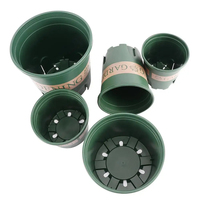 Pots de fleurs de jardinage en plastique écologique vert respectueux de l'environnement et durables Pots de fleurs de pépinière de jardin de plantes potagères