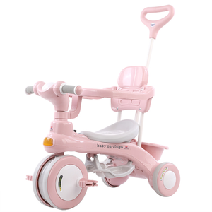 Vente en gros de tricycles pour enfants à prix avantageux, tricycle à double siège pas cher, tricycle en métal pour enfants - Product Image 4