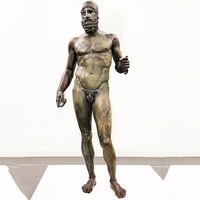 Décoration extérieure en bronze coulé statue grandeur nature david vente