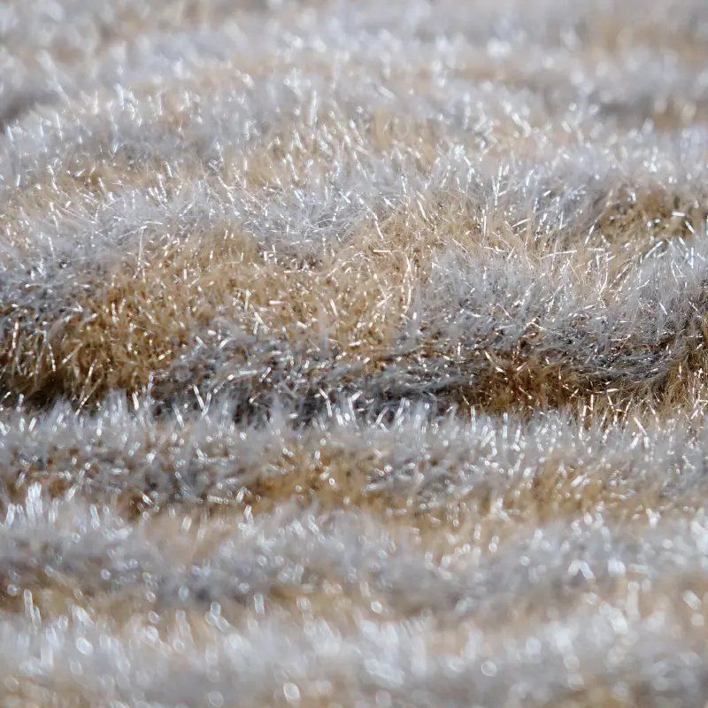 Cône de fil de cheveux de martre en nylon scintillant de qualité supérieure fil de fantaisie de chandail doux pour le tricot