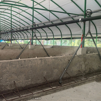 Système d'alimentation liquide fermenté contrôlé par PLC pour porcs, avec réservoir de fermentation à pesage et vanne de pipeline à auto-nettoyage automatique