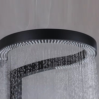 Panneaux de douche muraux en acier inoxydable de haute qualité, colonnes de douche cascade, système de panneaux avec fonction massage