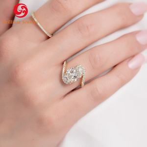 Бриллиантовое кольцо с овальной огранкой - Product Image 5