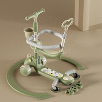 Voitures à pédales, scooter à 3 roues, roues lumineuses en PU, pliable pour enfants, avec pédales, vente en gros, scooters lumineux pour enfants, scooters d'équilibre pour enfants