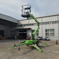 Tragbarer Teleskop-Hubsteiger 12m-24m, Anhänger-Arbeitsbühne, Anhänger-Hubarbeitsbühne, kleine Gelenk-Arbeitsbühne, Nifty Lift, Anhänger-Boomlift