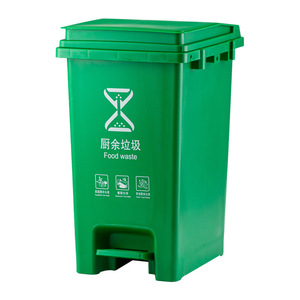 Nuevo contenedor de basura modular con pedal, estándar nacional, para separación de residuos secos y húmedos, de plástico, para cocina. - Product Image 3