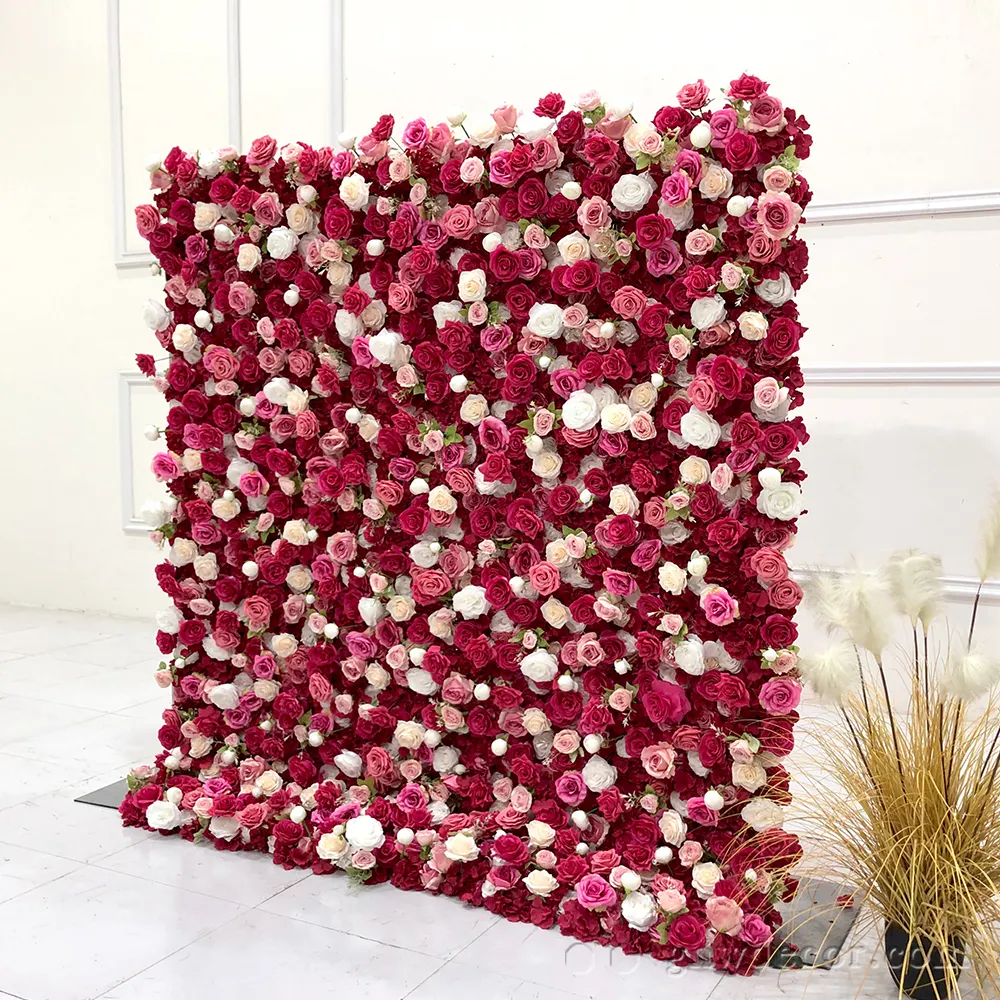 Prodotto disponibile fiori di ciliegio di alta qualità arte 3d tridimensionale fiore parete sfondo seta