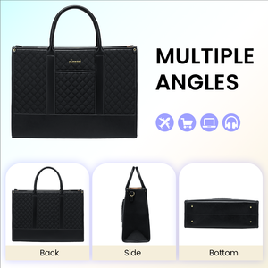 LOVEVOOK Bolso Tote Acolchado de Alta Calidad para el Trabajo, Maletín para Computadora de 15.6 y 17 Pulgadas, Ligero, para Maestras, Enfermeras y Mujeres - Product Image 5