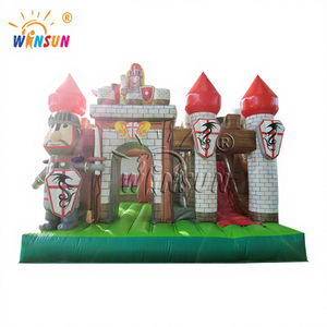 Castillo Inflable para Niños con Tobogán y Trampolín, Material de PVC Ignífugo e Impermeable, Tamaño Personalizable - Product Image 1