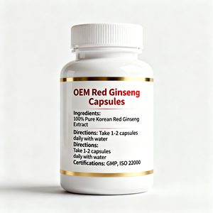 Kırmızı <span class=keywords><strong>Ginseng</strong></span> Kapsülleri, Yüksek Kaliteli Erkek Performans Arttırıcı Kore Kırmızı <span class=keywords><strong>Ginseng</strong></span> Ekstresi Tozu Erkek ve Kadın 60 OEM/ODM Spot Satışları - Product Image 3