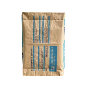 Groothandel Recyclebare 3-laags Kraft Papieren Zak Tegel Zelfklevende Verpakking Cement Zakken Verpakking