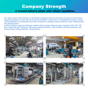 Machine à repasser rotative entièrement automatique 180 pièces avec moteur 380V 9kW, option de décapage automatique pour chaussettes de bord - Product Image 3