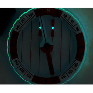 Disegno di insegnamento forte magnetico di alta qualità pollice stile impermeabile bussola con cerchio luminoso - Product Image 5