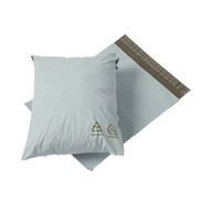 Sacs d'expédition écologiques personnalisés en PLA+PBAT compostables, biodégradables, imperméables, autocollants, pour chaussures, chaussettes, fourrures