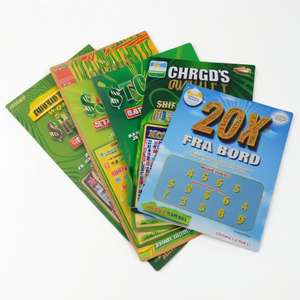 LB8451 Vales personalizados, boletos, cupones de admisión, tarjetas de Premio de Música de rascar de papel, boletos de lotería, impresión - Product Image 2