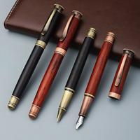 GemFully Coffret cadeau de vacances Stylo de calligraphie arabe Stylo coûteux Stylo en bois avec boîte