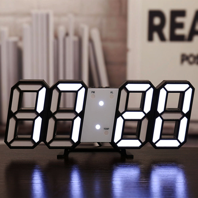 High Quality Wholesale Wall Clock with Calendar Display Tabletop Clock 3D Digital Home Art Decoration Wall Clock for Living Room