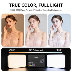 Desiontal iReal-X3 スリムRGBフィルライト 2500K-9000K ポケットLEDビデオライト 撮影用ライト 大人気販売中 - Product Image 4