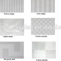 100% coton 200/250/300/400/500/600/800T fils drap de lit tissu