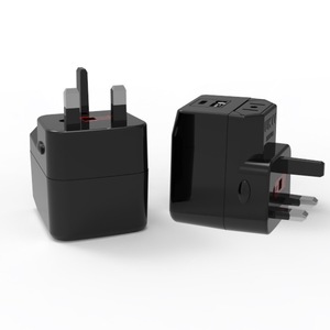 Prezzo all'ingrosso universale caricatore da parete turismo <span class=keywords><strong>spina</strong></span> di conversione con 2 USB universale <span class=keywords><strong>adattatore</strong></span> da viaggio - Product Image 3
