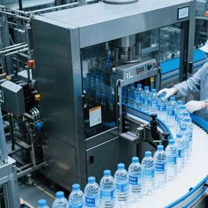 Ligne de production de machines de remplissage d'eau de bouteille à échelle réduite usine pour l'eau minérale - Product Image 2