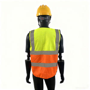 Gilet de sécurité réfléchissant haute visibilité avec poches pour la construction, l'<span class=keywords><strong>inspection</strong></span> sanitaire, l'ingénierie - Product Image 3