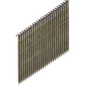 Clous de finition Dewalt 90 mm, tige lisse, tête plate polie, pointe acérée, clous à tige soudée en fil d'acier - Product Image 1