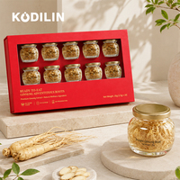 KODILIN Ginseng Cultivé à Haute Teneur en Ginsenosides, Direct Usine, 35g, 10 Bouteilles, Fournisseur de Compléments Énergétiques, Racine de Ginseng Instantanée
