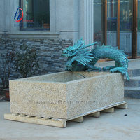 Statue de Dragon chinois en Bronze et métal, décoration de jardin moderne, 1 pièce