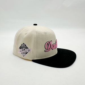 Su misura ricamato nuovo uomo Flatbill Bill Flat Snap Back Gorras tappi aderenti cappelli per uomo uomo con Logo - Product Image 1