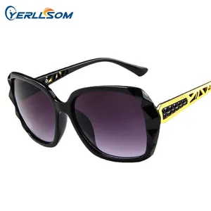 High Quality Wholesale Manufacturer Women&#39;s Trendy Sunglasses Fashionable Large Frame for Women Acetate Polarized