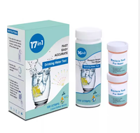 Kit d'analyse de la qualité de l'eau 17-en-1 : Bandelettes de test pour la détection de NO, PH 6.2-8.4, et test de bactéries pour la sécurité de l'eau du robinet