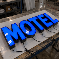 Enseignes LED pour Salon de Beauté et Spa, Lettres Métalliques, Enseigne Lumineuse LED Personnalisée pour Entreprise, Signalétique Frontale Éclairée