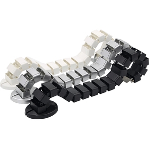 Organizador de Cables Vertical Ajustable de Plástico para Debajo del Escritorio, para una Gestión Ordenada de los Cables - Product Image 1