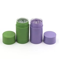 Conteneur solide cosmétique de bâton de déodorant de parfum 15g-75g bouteilles d'emballage antisudorifiques à bille en plastique vides