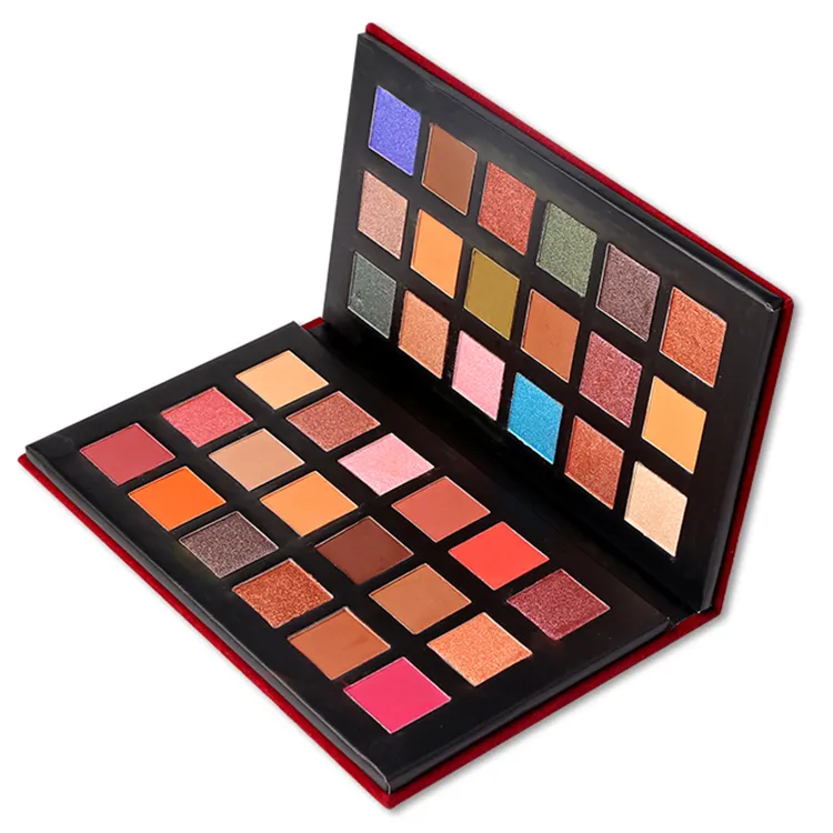 L93 grosir diskon besar tahan air Makeup Label pribadi warna sinyal Pan berkilau palet Eyeshadow