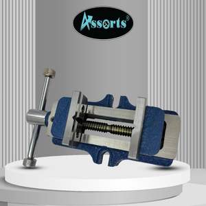 Surtido de Tornos de Banco de 2 Pulgadas (50 mm) con Mordazas de Superficie Lisa de Hierro Fundido, Grado Industrial, Base Fija, Herramienta Estacionaria - Product Image 2