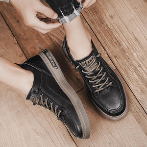 Zapatos Casuales de Piel para Hombre, Primavera Verano Otoño 2026, Versátiles, Deportivos, Modernos, con Tacón Bajo, Blancos, Transpirables y Cómodos - Product Image 2