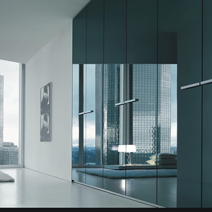 Uk Panel Bellona Sliding Models and Price Bedroom Mirror Aluminium Frame <strong>Wardrobe</strong> Door Glass <strong>Set</strong> with Finish and Decing - Product Image 6