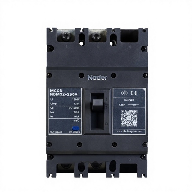Nader Shanghai Liangxin NDM3Z-250 DC Plastic Case Circuit Breaker 2P3P4P