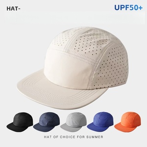 Quick Dry Sun Hat Outdoor Breathable Perforated Baseball Cap Soft Top UV Protection Sports Cap Wholesale