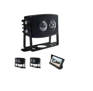 AHD 1080p重型卡车客车支架4 6 8针摄像机套件倒车智能动态倒车摄像机24v汽车系统