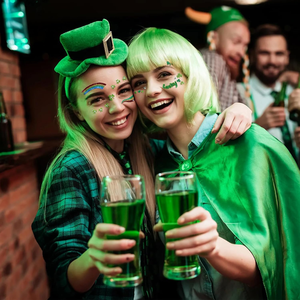 Adesivi Tattoo giorno di St. Patrick adesivo <span class=keywords><strong>quadrifoglio</strong></span> verde Shamrock impermeabile per il Design temporaneo per il trucco della festa - Product Image 3