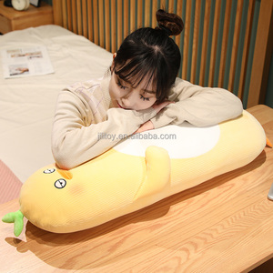 Holesale-almohada de peluche de animal largo para niña, juguete de peluche personalizado de oso suave, conejo y pollo - Product Image 4