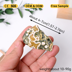 Nueva Llegada, Cristal de Jaspe Oceánico Natural de Alta Calidad, Piedra Curativa, Decoración de Cristal en Forma Libre - Product Image 2
