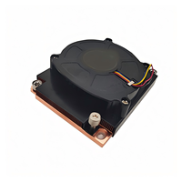 Refroidisseur de processeur FEZCOOL LGA3647-1U-R73 Slim Itx avec ventilateur et ailettes en cuivre pour le refroidissement du processeur de serveur 1U